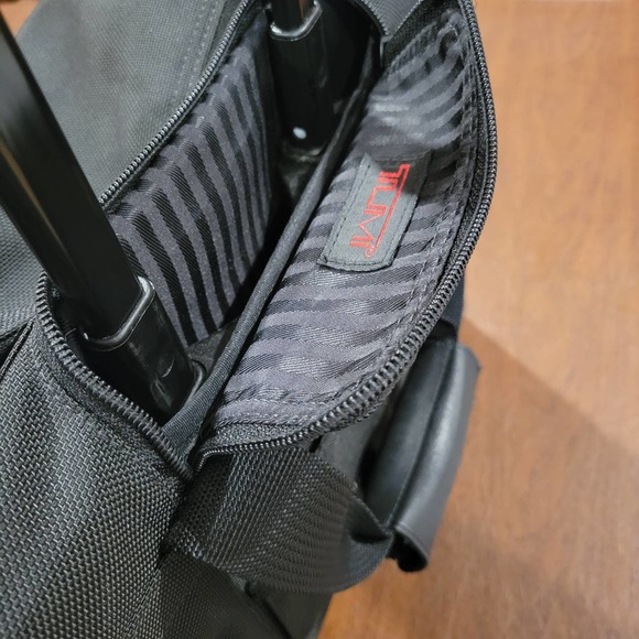 Tumi Black Rolling Travel Bag - Picture 10 of 14